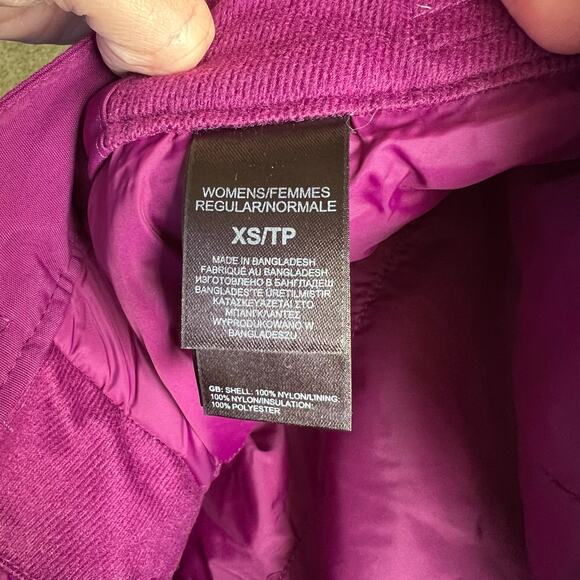 The North Face Snow Pants Snow Board Ski Winter Hyvent magenta purple Women’s XS - Picture 12 of 16